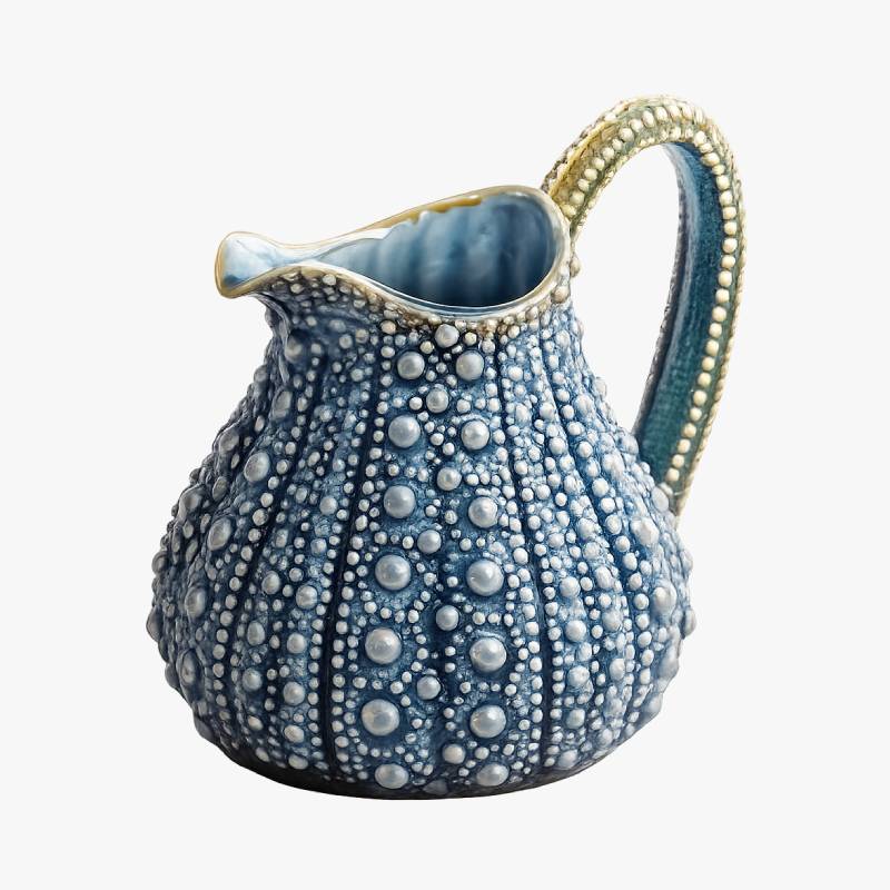 Pichet oursin bleu