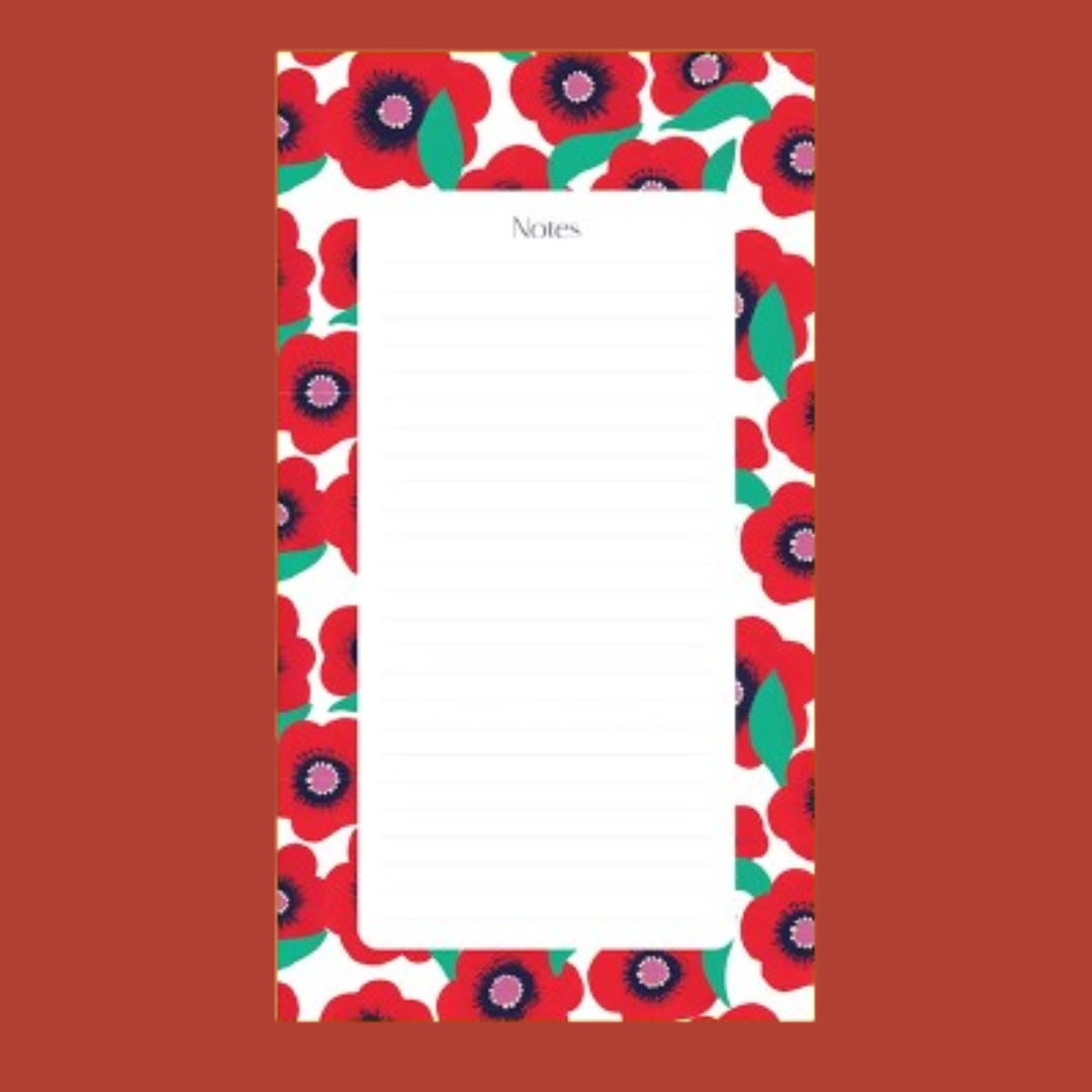 Bloc-notes - Coquelicots