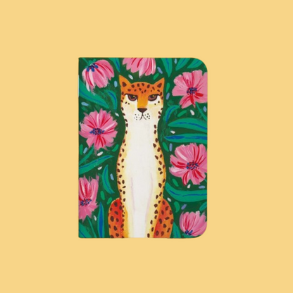 Carnet de poche - Guépard fleuri
