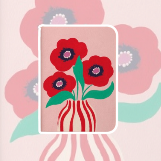 Carnet de poche - Coquelicots