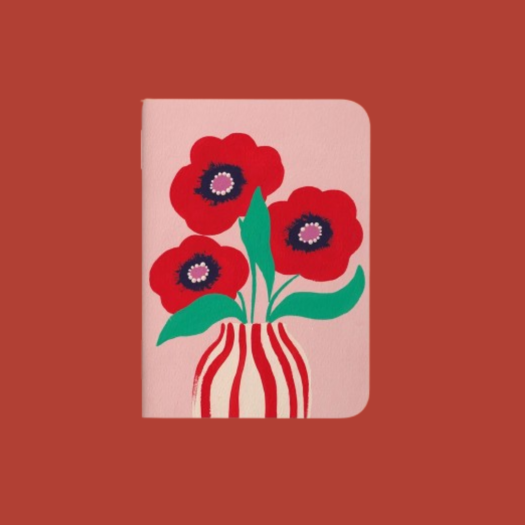 Carnet de poche - Coquelicots