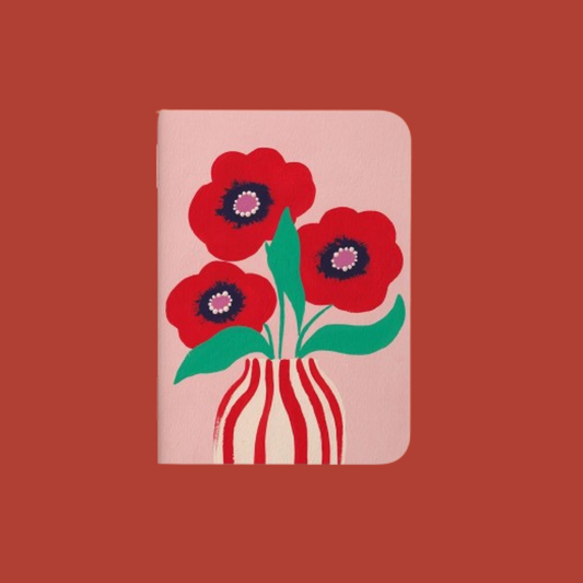 Carnet de poche - Coquelicots