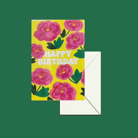 Carte pliée - Pétal Party
