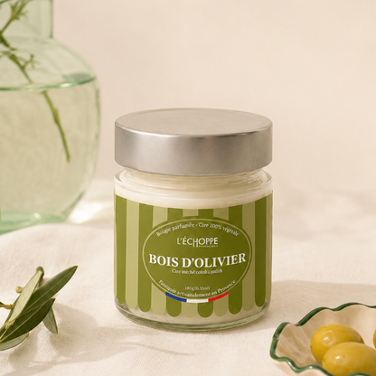 Bois d'Olivier- Bougie parfumée 180g