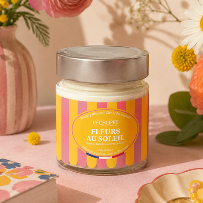 Fleurs au Soleil - Bougie parfumée 180g